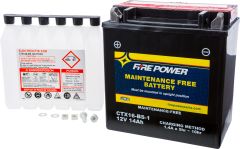 Fire Power Battery Ctx16-bs-1 Maintenance Free