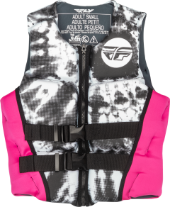 Fly Racing Wmn's Neoprene Flotation Vest Neon Pink/white/black Sm Small Acid Concrete