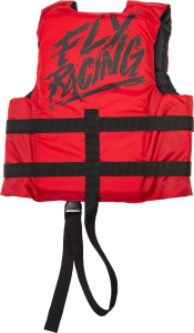 Fly Racing Child Flotation Vest Red/black Child Acid Concrete
