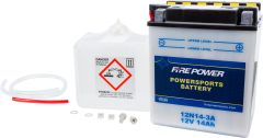 Fire Power Battery W/acid 12n14-3a 12v