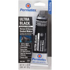 Permatex Ultra Black Hi-temp Rtv Silicone Gasket Maker 3.35 Oz