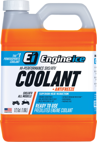 Engine Ice Hi-performance Sxs/atv Coolant + Antifreeze 1/2 Gal  Acid Concrete